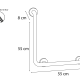 Asidero angular L PMR 108 Bruntec croquis 1
