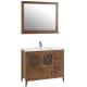 Conjunto mueble de baño rústico Kai Bruntec detalle 5