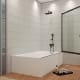 Mampara de bañera Milano Bruntec detalle 2