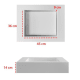 Lavabo suspendido Tennessee Bruntec croquis 2