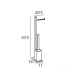 Portaescobillero de pie Yass Manillons Torrent Croquis 1