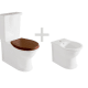 Pack inodoro compacto + bidé Olimpia Fossil Natura detalle 3