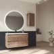 Mueble de baño color madera fondo reducido 37.8 cm Vilma Bruntec principal 1