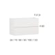 Mueble de baño color madera fondo reducido 37.8 cm Vilma Bruntec croquis 6