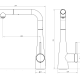 Grifo de cocina Split de Imex croquis 7