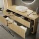 Mueble de baño moderno de madera maciza Alpes Bruntec croquis 5