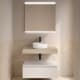 Conjunto mueble de baño con encimera de madera y cajonera Domus Salgar principal 3