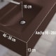 Lavabo suspendido Milan Bruntec detalle 1