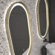 Espejo de baño con luz LED Boracay Eurobath detalle 5