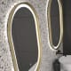 Espejo de baño con luz LED Boracay Eurobath detalle 4
