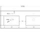 Lavabo encastrado Thin Art and Bath croquis 1