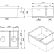 Fregadero de cocina Valet de Unisan croquis 3