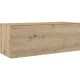 Conjunto mueble de baño con lavabo de cerámica de 12 cm de alto y cajonera Nomad Viso detalle 15
