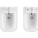 Pack inodoro suspendido + cisterna empotrada + pulsador + bide Look Unisan Sanindusa detalle 3