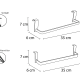 Toallero para mueble de baño 501 Bruntec croquis 5