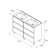 Conjunto mueble de baño Noja Salgar croquis 12