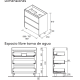 Conjunto mueble de baño Noja Salgar Croquis 14
