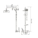 Conjunto de ducha Creta Imex croquis 7