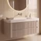 Conjunto de mueble de baño con lavabo Solid Surface Duna Bruntec ambiente 13