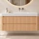 Conjunto de mueble de baño con lavabo Solid Surface Duna Bruntec principal 1