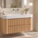 Conjunto de mueble de baño con lavabo Solid Surface Duna Bruntec ambiente 12