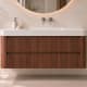 Conjunto de mueble de baño con lavabo Solid Surface Duna Bruntec principal 2