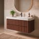 Conjunto de mueble de baño con lavabo Solid Surface Duna Bruntec ambiente 10