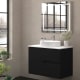 Mueble de baño con encimera piedra compactada blanca Lia Bruntec colores principal 0