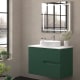 Mueble de baño con encimera piedra compactada blanca Lia Bruntec colores principal 6