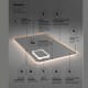Espejo de baño con luz LED Duomo Ledimex detalle 8