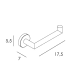 Portarrollo de baño Eco 6500 Manillons Torrent croquis 7