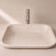 Lavabo de mármol natural River Bruntec detalle 3