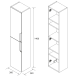 Columnas de baño Vima Salgar croquis 5