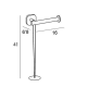 Portarrollos de baño con reserva Bassic Manillons Torrent croquis 1