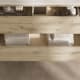 Mueble de baño con encimera de madera Oxford Bruntec detalle 9
