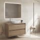 Mueble de baño con encimera de madera Oxford Bruntec principal 2