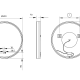 Espejo de baño con luz LED Bolonia Ledimex croquis 5