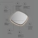 Espejo de baño con luz LED Catania Ledimex opción 5