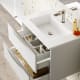 Mueble de baño con encimera de madera Landes Coycama Detalle 2