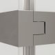 Mampara de ducha Capri 400C Bruntec detalle 6