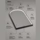 Espejo arco con luz LED Roma Ledimex detalle 4