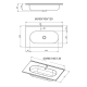 Lavabo encastrado Ada croquis 1