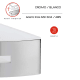 Estante de ducha Poseidon Gedy detalle 1