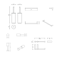 Conjunto de accesorios de baño Logic Cosmic croquis 6