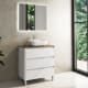 Mueble de baño con encimera de madera Boston Bruntec principal 4