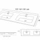 Lavabo encastrado Etna Art and bath croquis 1