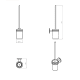 Conjunto de accesorios de baño Duo Round Cosmic croquis 5