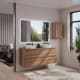 Mueble de baño color madera con encimera de madera Vilma Bruntec principal 3