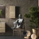 Conjunto mueble de baño fondo reducido 41cm Comet tirador negro Coycama ambiente 6