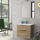 Conjunto mueble de baño fondo reducido 41cm Comet tirador negro Coycama principal 0